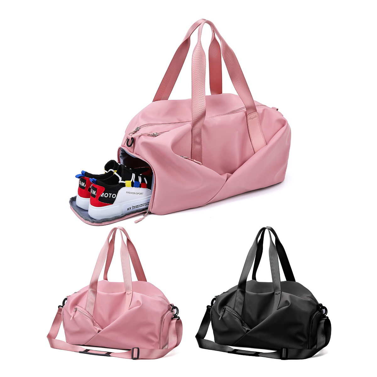 Fashionable Gym Bag with Wet Pocket
